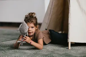 Werken Bij Compananny Functies Meisje Knuffel Tent