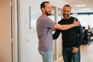 Werken Bij Compananny Mannen Vriendschap