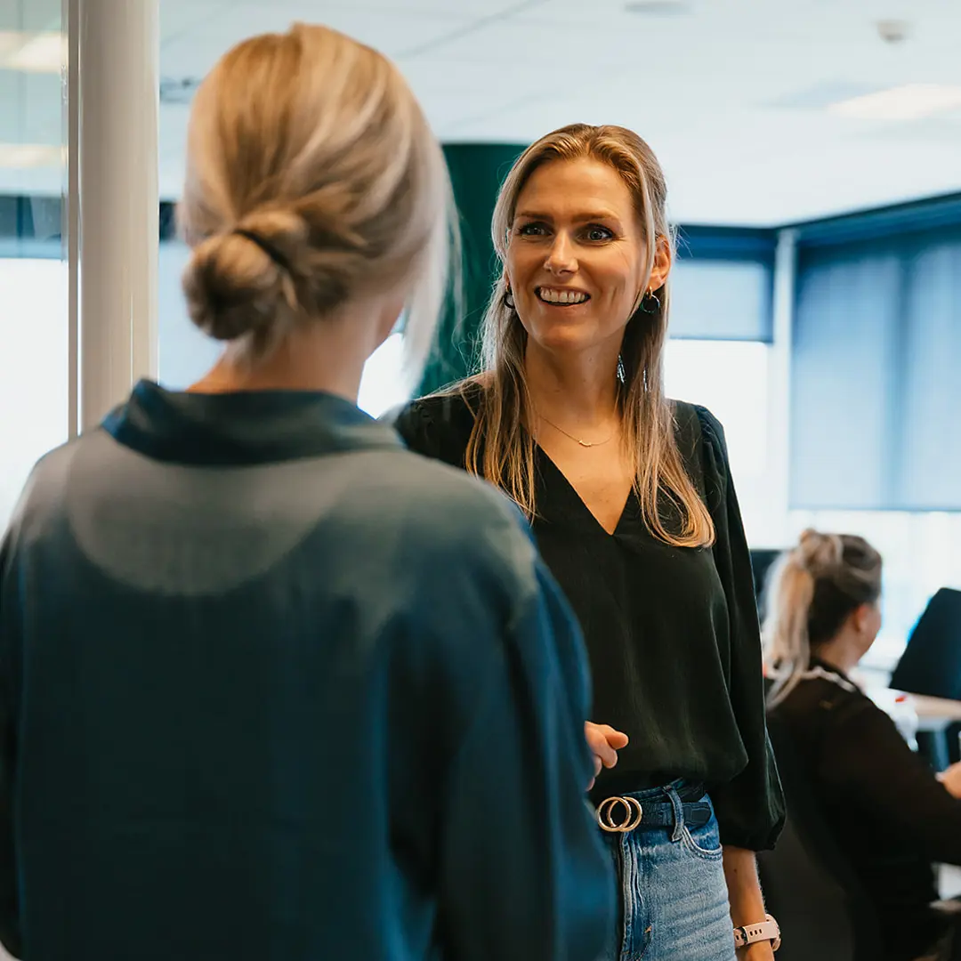 Werken bij CompaNanny collega's op hoofdkantoor